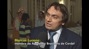 Marcus Lucenna dá entrevista para TV Câmara do Rio